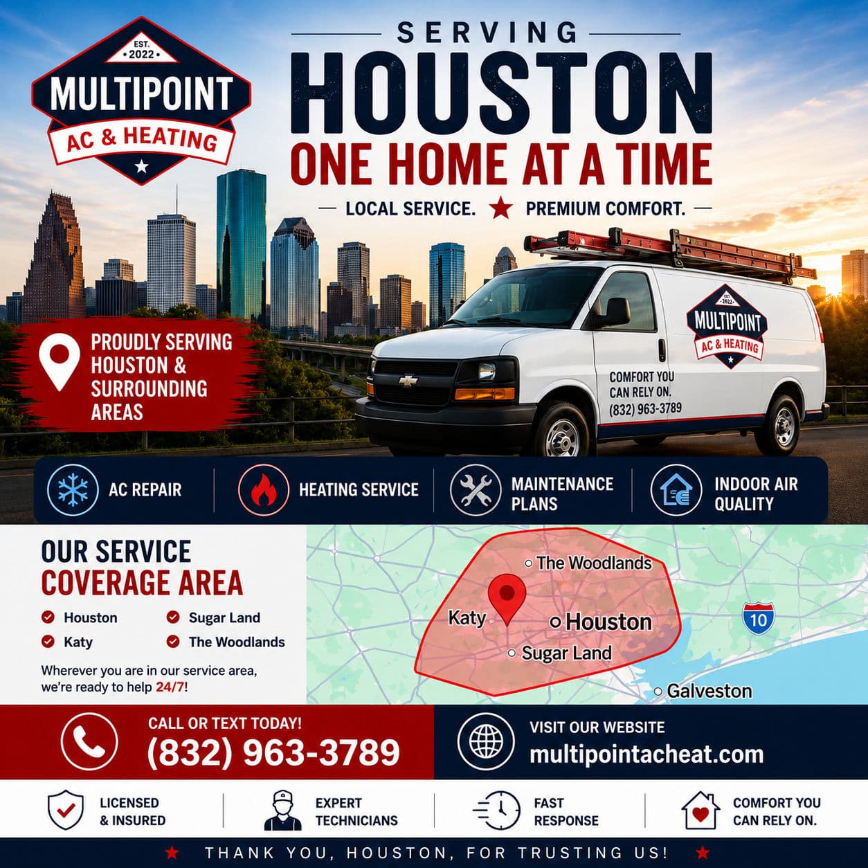 Multipoint AC and Heating Serves Houston and Surrounding Areas image