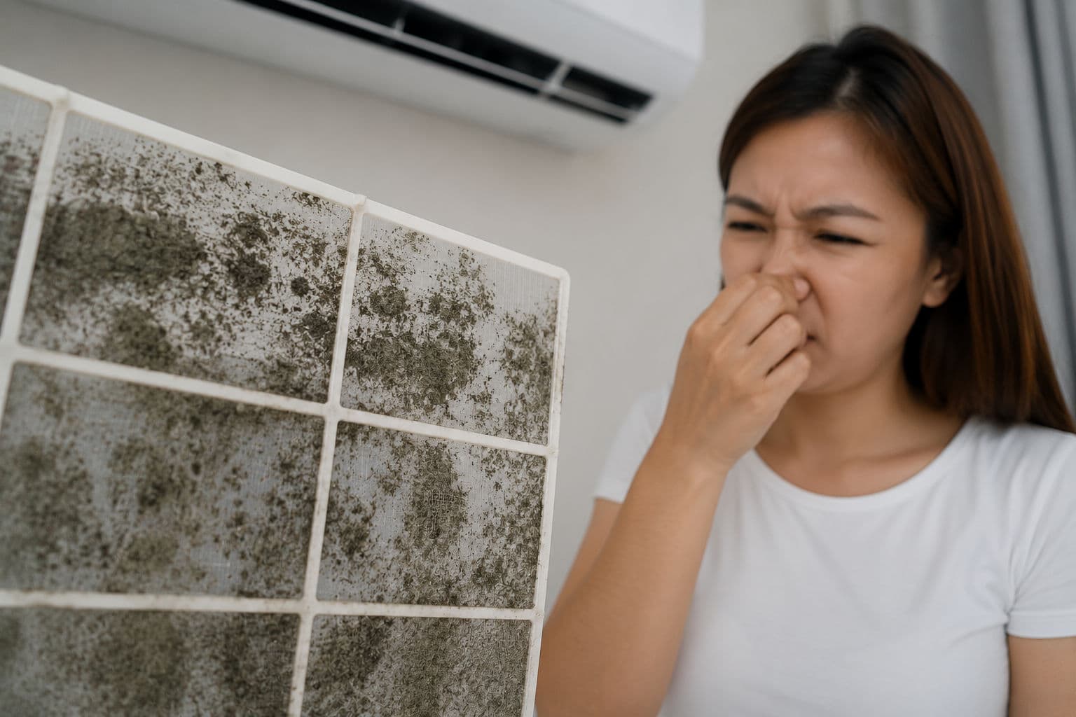 Why Does My AC Smell Like Mold or Mildew in Houston? image