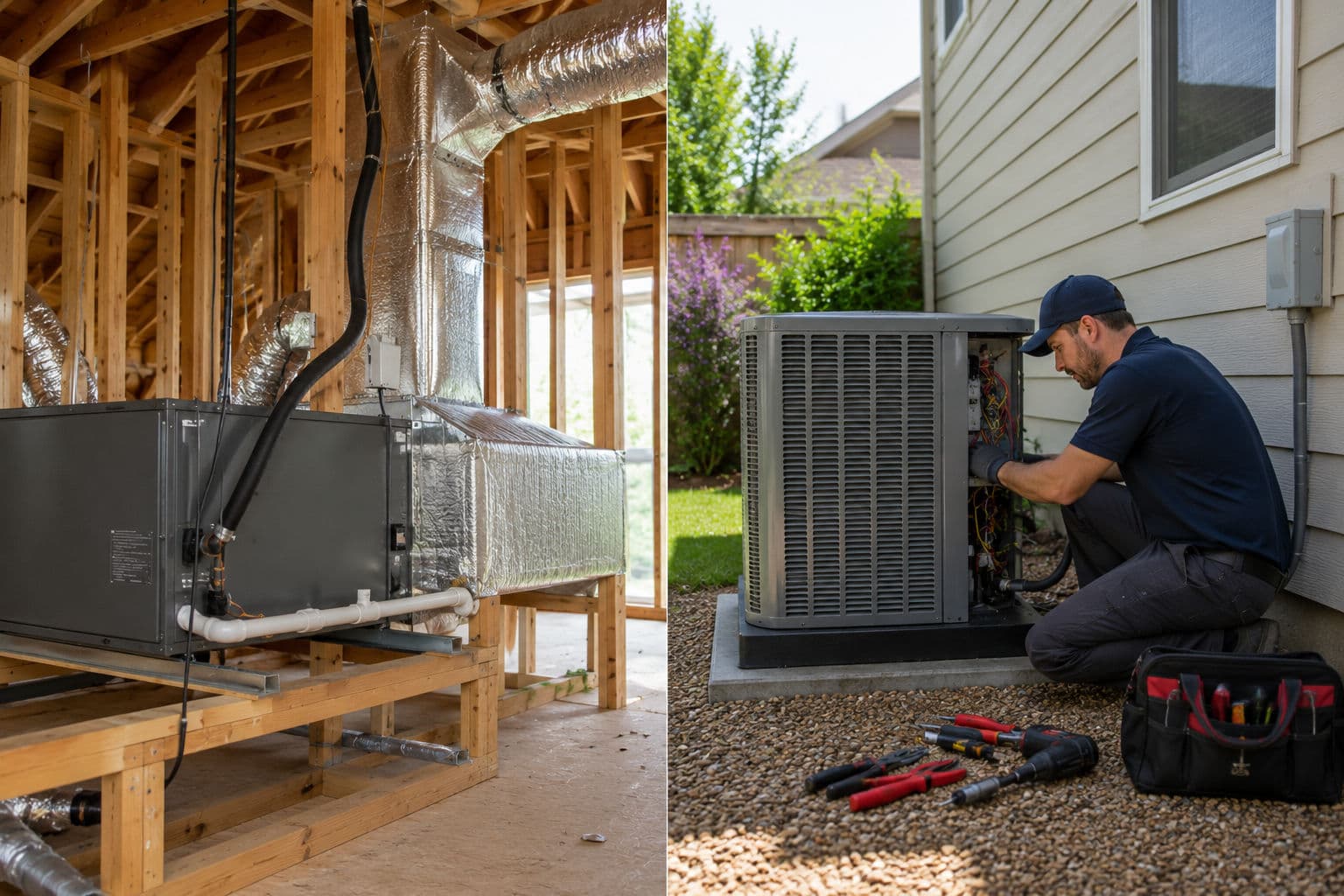 How New Construction HVAC in Houston Differs From Replacing an Existing System image