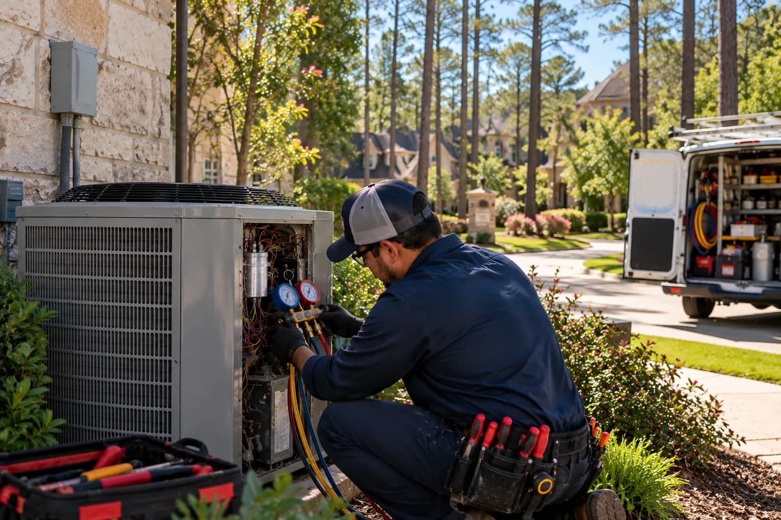 AC Repair in The Woodlands, TX — Trusted HVAC Service From Multipoint AC & Heating image