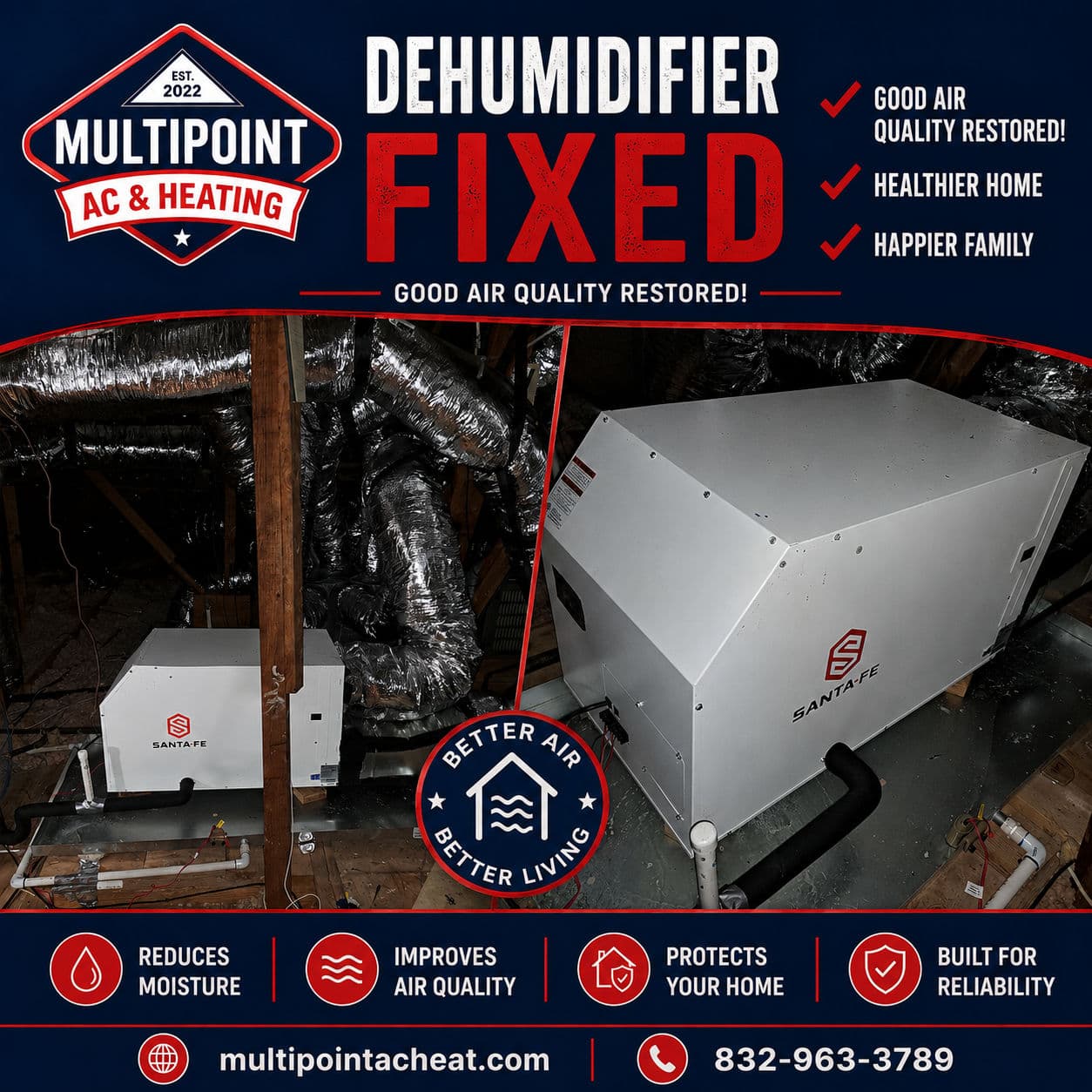 Project Dehumidifier Repair That Gets Your Houston Home Breathing Right image
