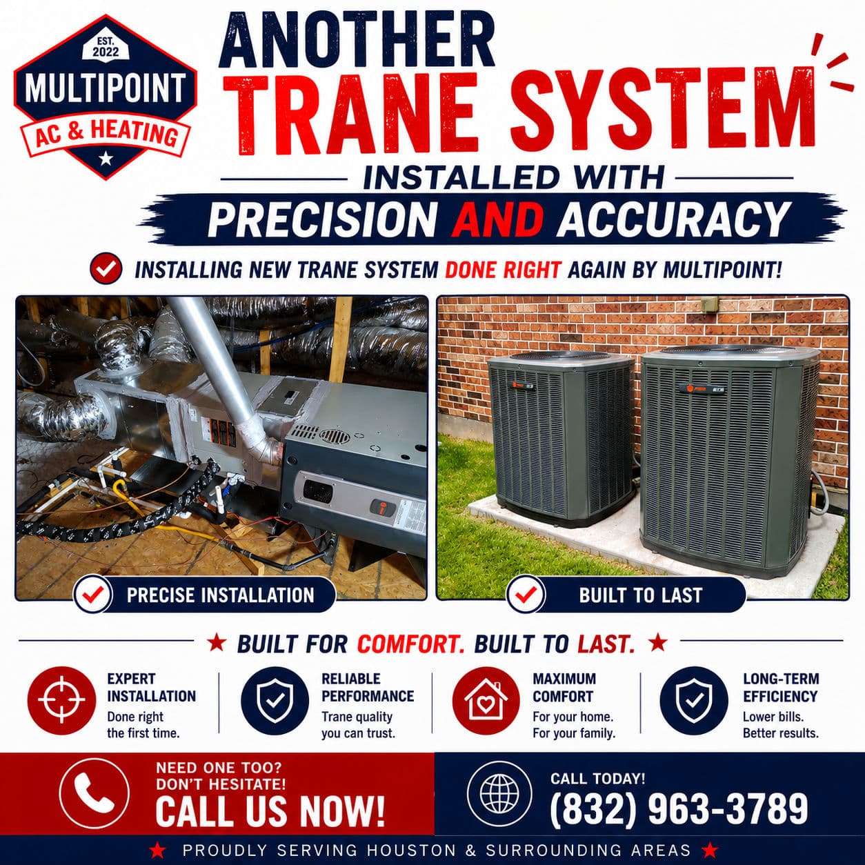 Project Trane AC Install Done Right in Houston image