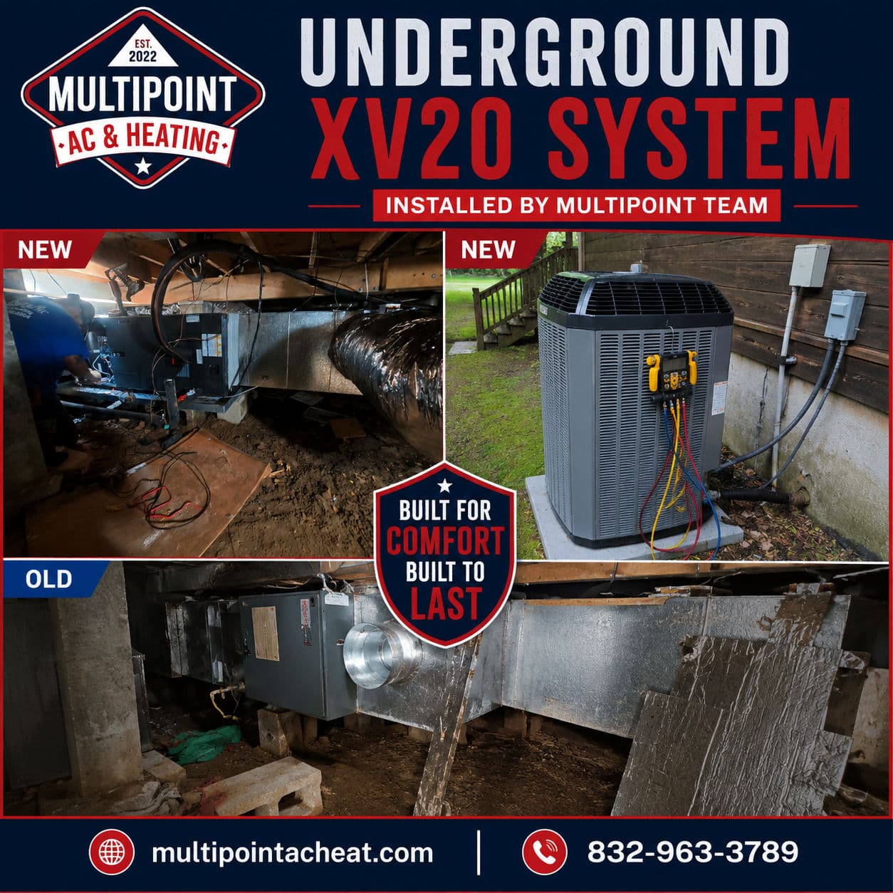 Project Trane XV20 Install Done Right - Crawl Space and All image
