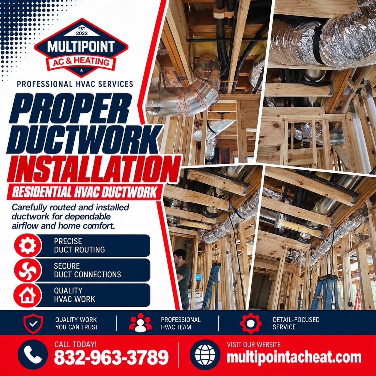 Residential HVAC Ductwork Installation Done Right in Houston image