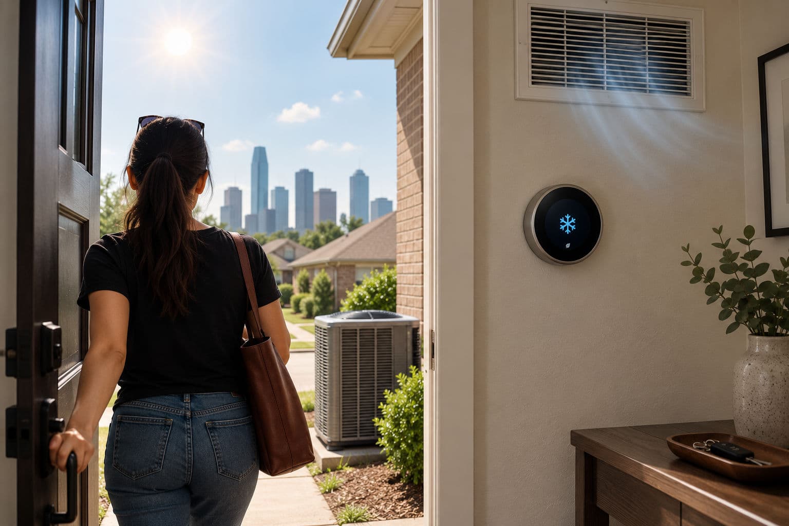 Should You Leave Your AC Running When You Leave the House in Houston? image
