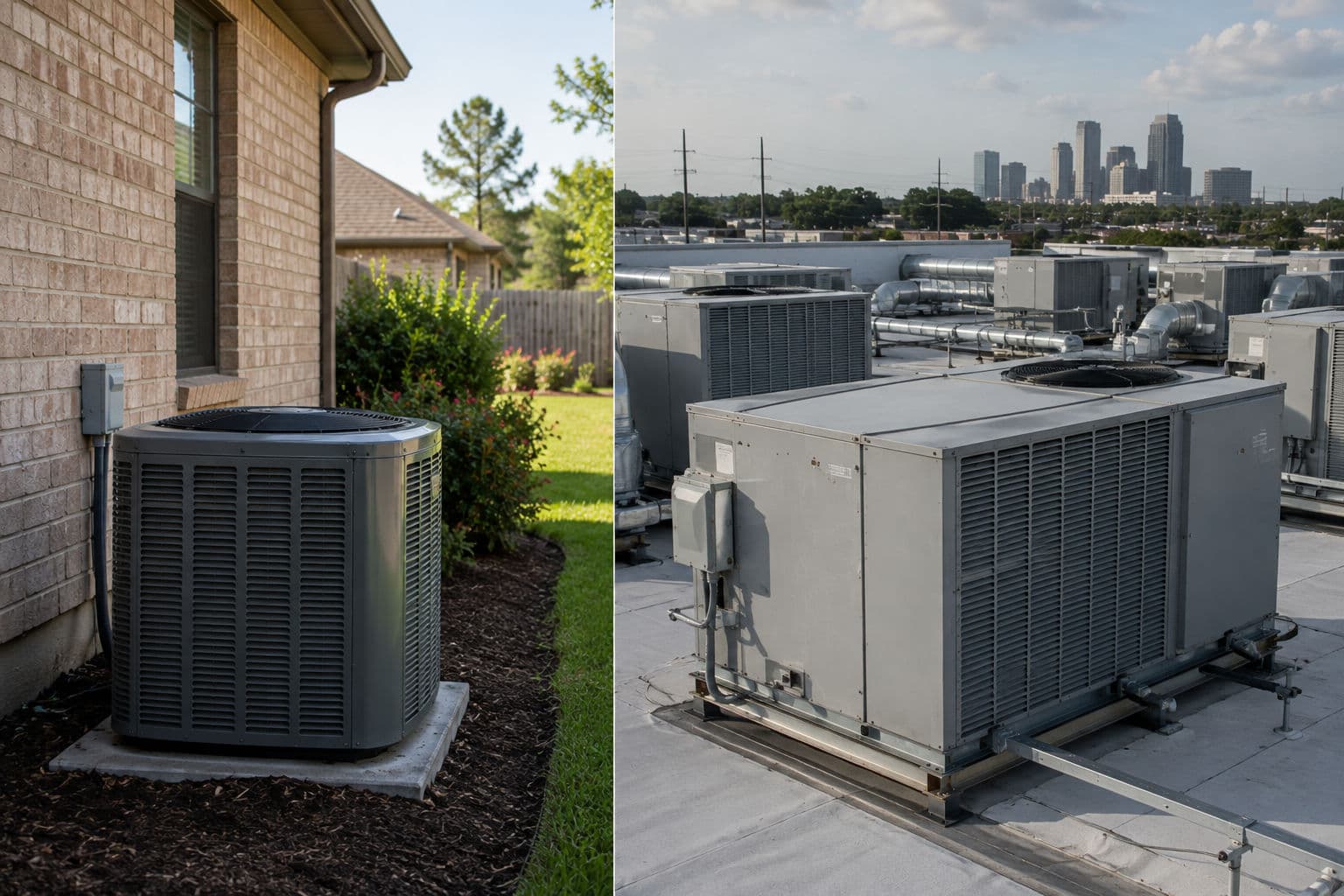 How Commercial HVAC Differs From Residential in the Greater Houston Area image