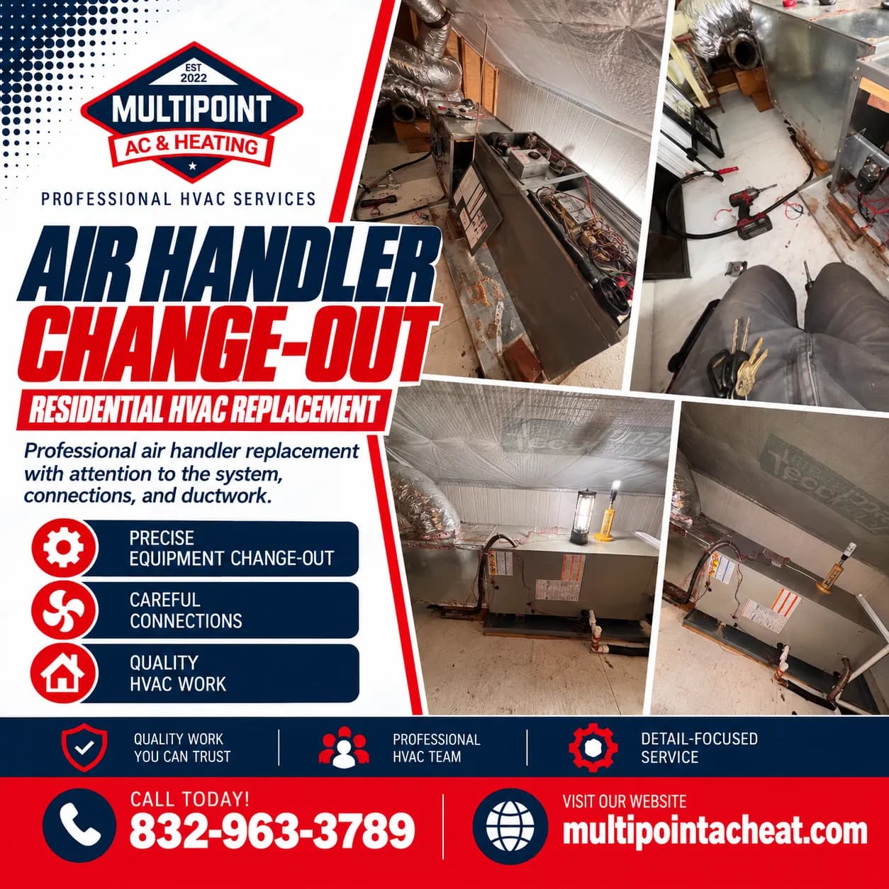 Air Handler Change-Out Done Right in Houston image